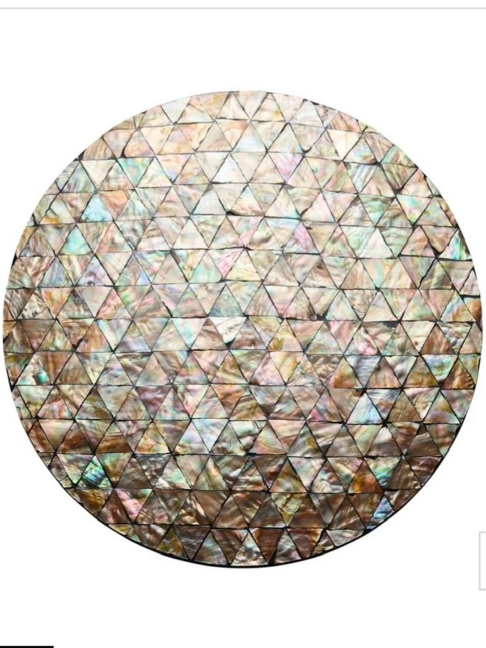 Kim Seybert Iridescent Multi-Color Round Placemats set of 8